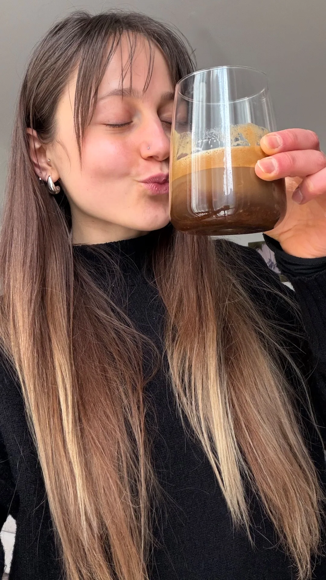 Caffè freddo montato