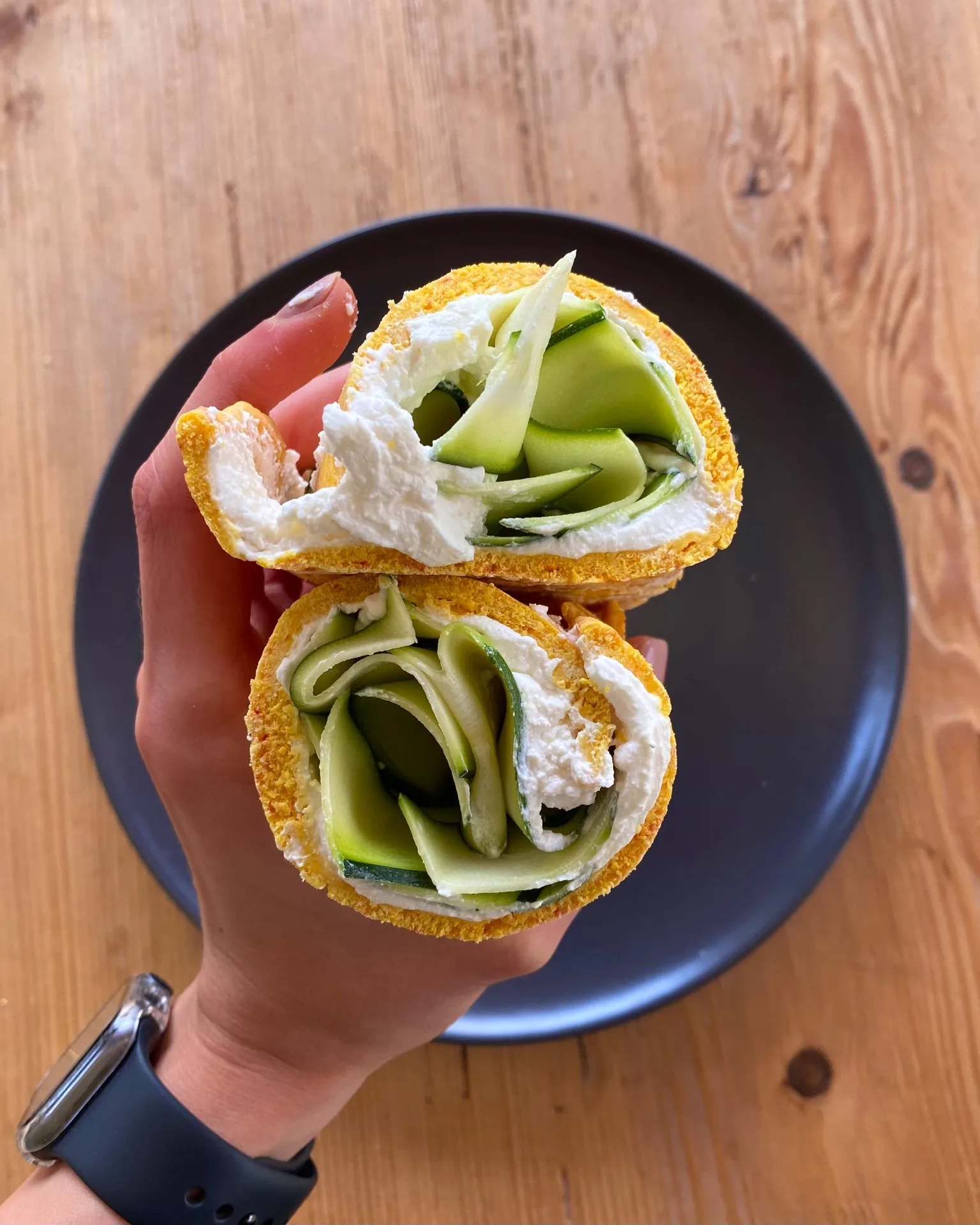 Piadine alla curcuma