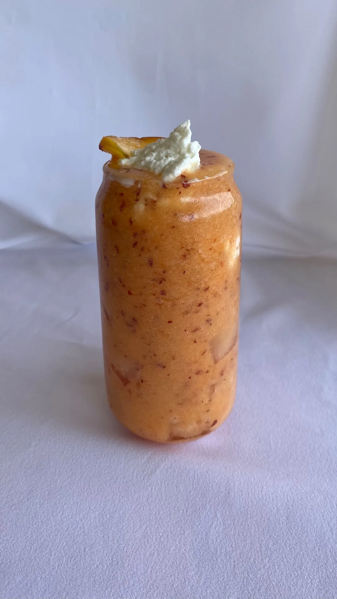 Smoothie pesca e vaniglia