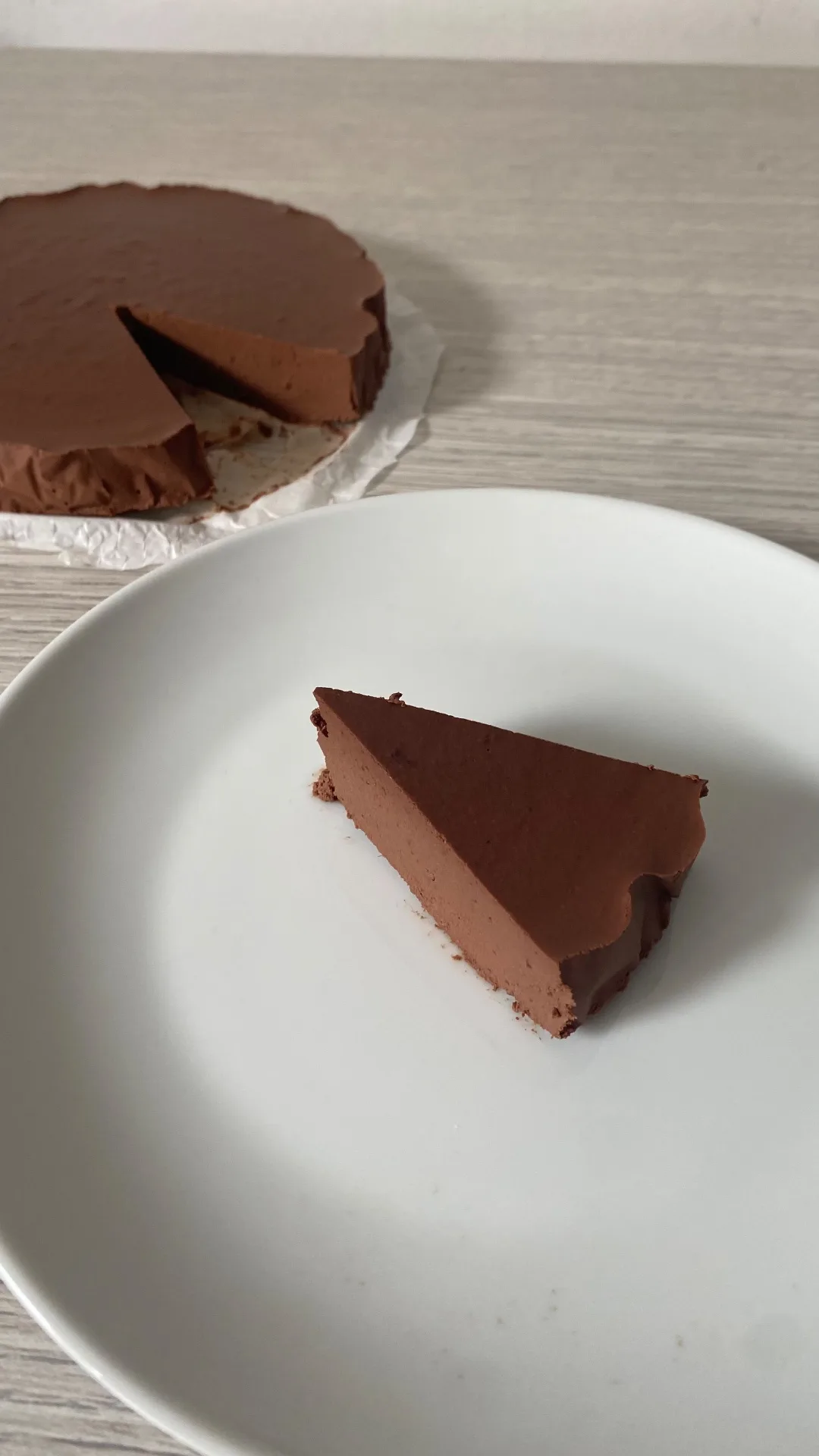 Torta 2 ingredienti mele e cioccolato