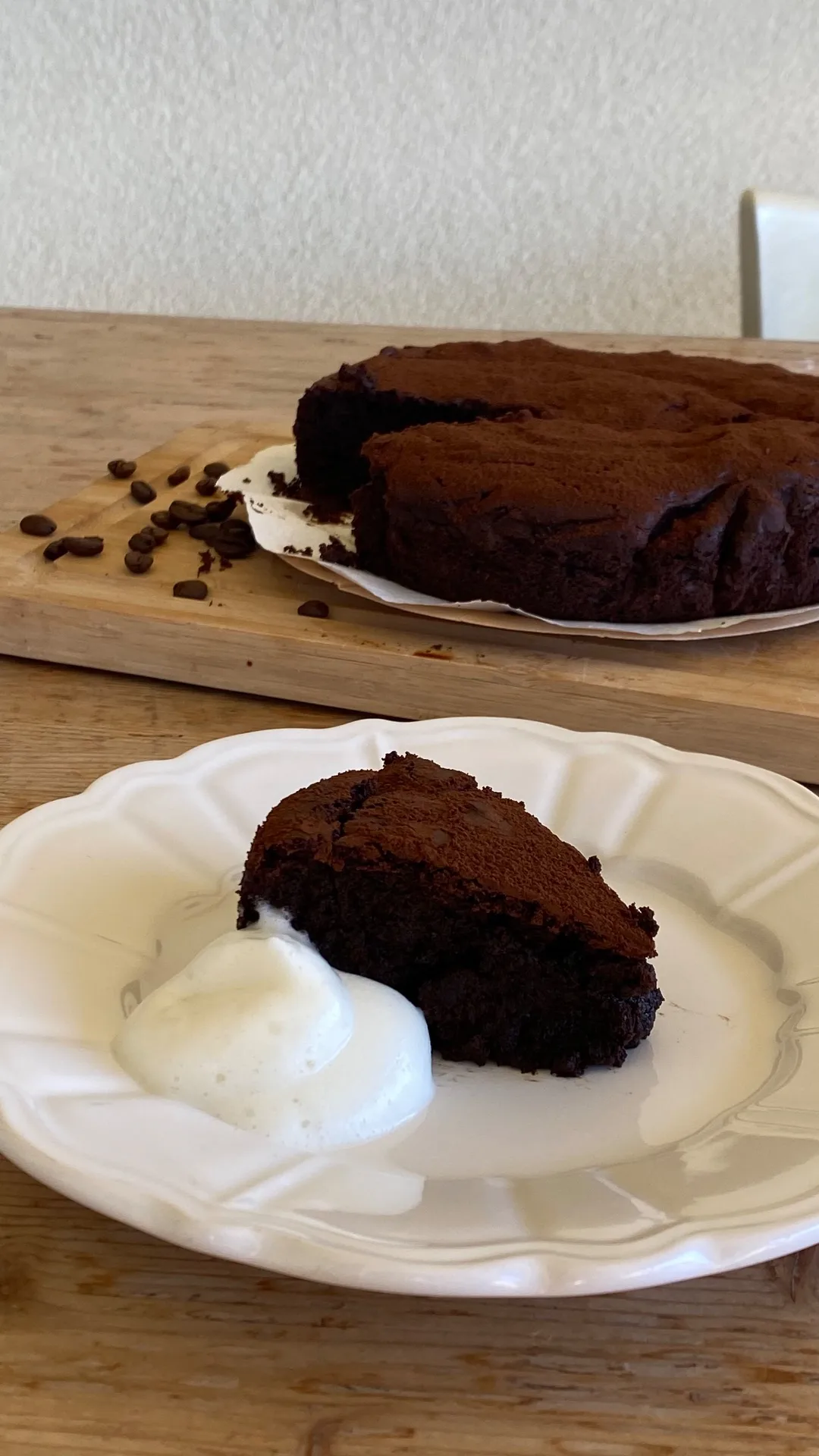 Torta fondente caffè e cioccolato