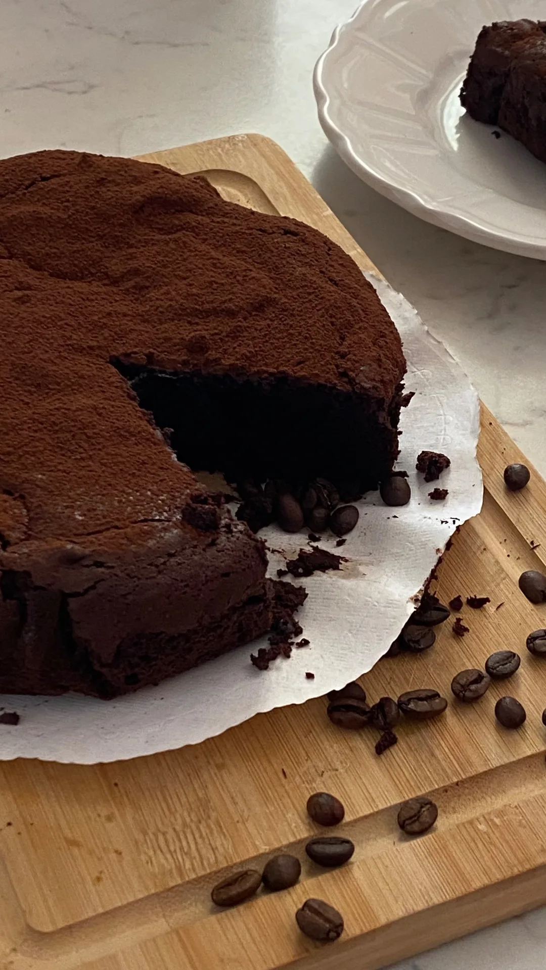 Torta fondente caffè e cioccolato