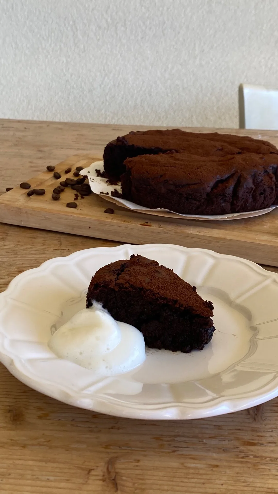 Torta fondente caffè e cioccolato