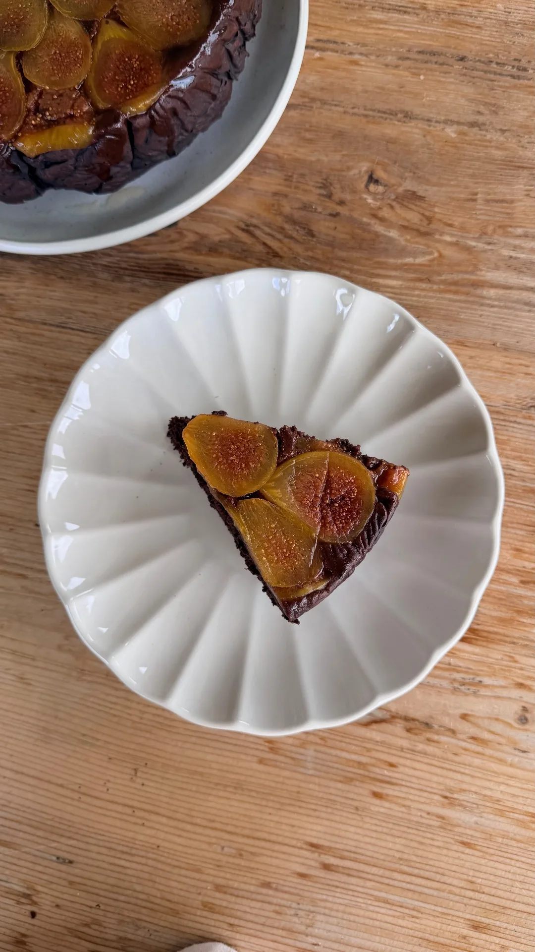 Torta fondente di fichi