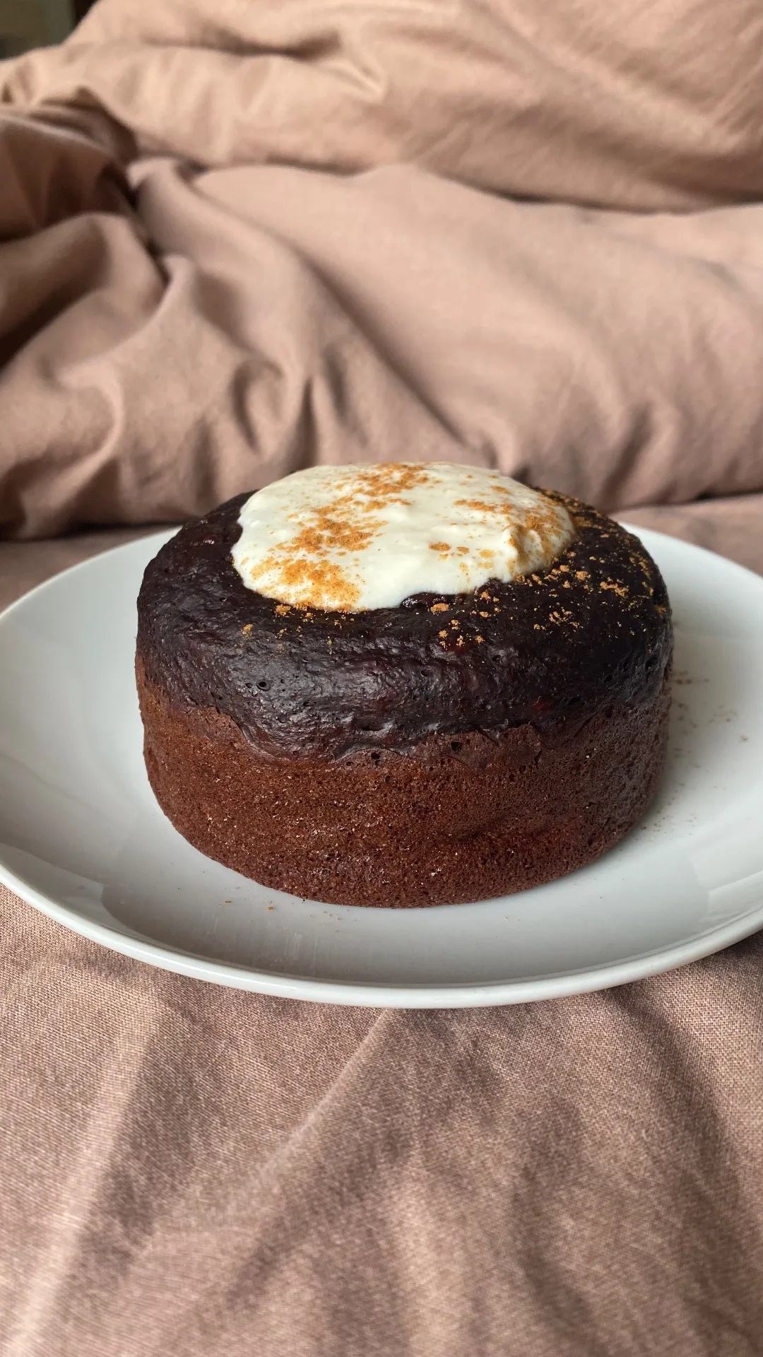 Tortino soffice banana e cacao