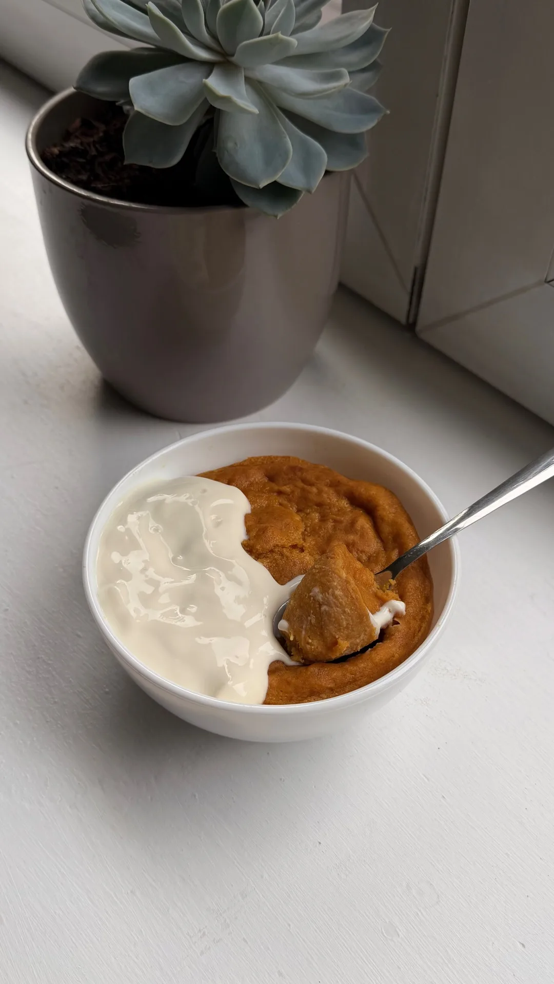 Tortino zucca e cannella al vapore